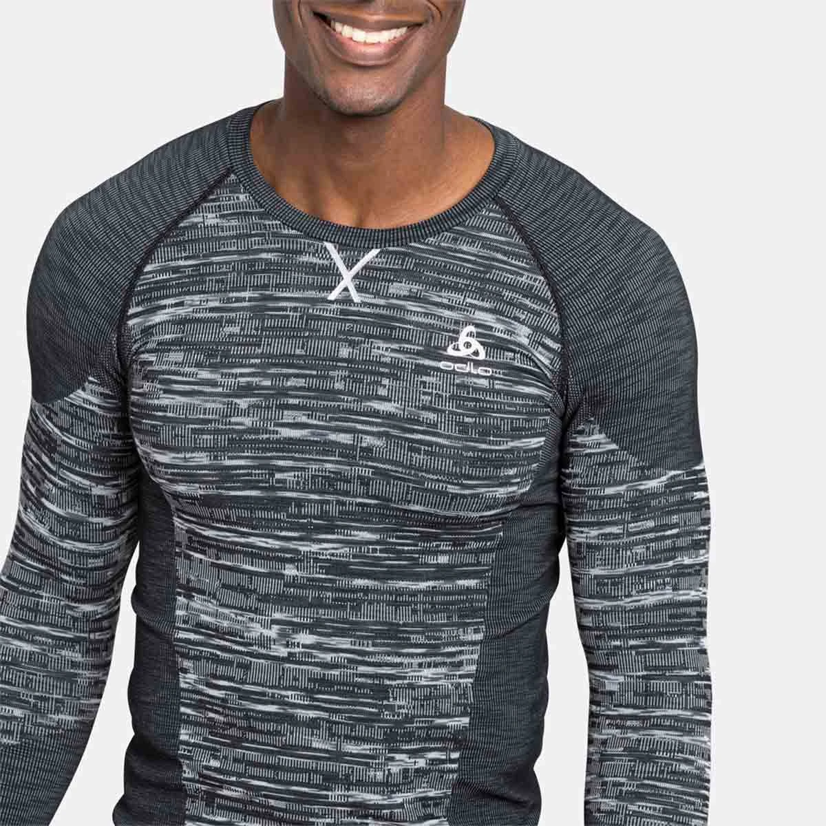 ODLO BLACKCOMB ECO BL TOP CREW NECK L/S BLACK SPACE DYE 23 3 ODLO BLACKCOMB ECO BL TOP CREW NECK L/S BLACK SPACE DYE 23 – Image 3