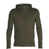ICEBREAKER MERINO QUANTUM III LS ZIP HOODIE LODEN 23