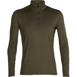 ICEBREAKER 200 OASIS LS HALF ZIP LODEN 23