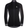 ODLO BRENSHOLMEN JACKET W BLACK-NEW ODLO GRAPHITE GREY 22