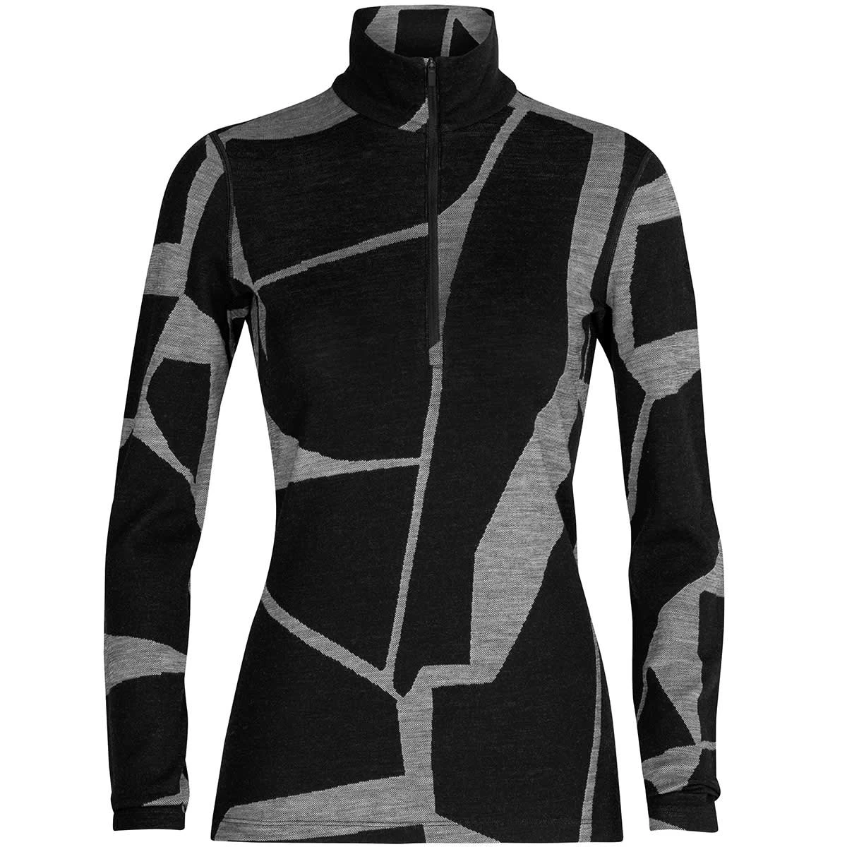 ICEBREAKER W 250 VERTEX LS HALF ZIP LANDSCAPES BLACK/J 23 1 ICEBREAKER W 250 VERTEX LS HALF ZIP LANDSCAPES BLACK/J 23