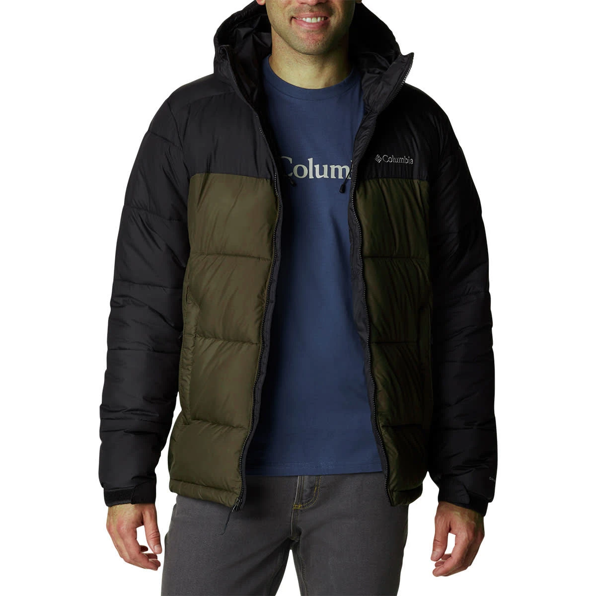COLUMBIA PIKE LAKE HOODED JACKET OLIVE GREEN BLACK 23 3 COLUMBIA PIKE LAKE HOODED JACKET OLIVE GREEN BLACK 23 – Image 3