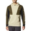 COLUMBIA LODGE COLORBLOCK HOODIE ANCIENT FOSSIL OLIVE GREEN BLK 22