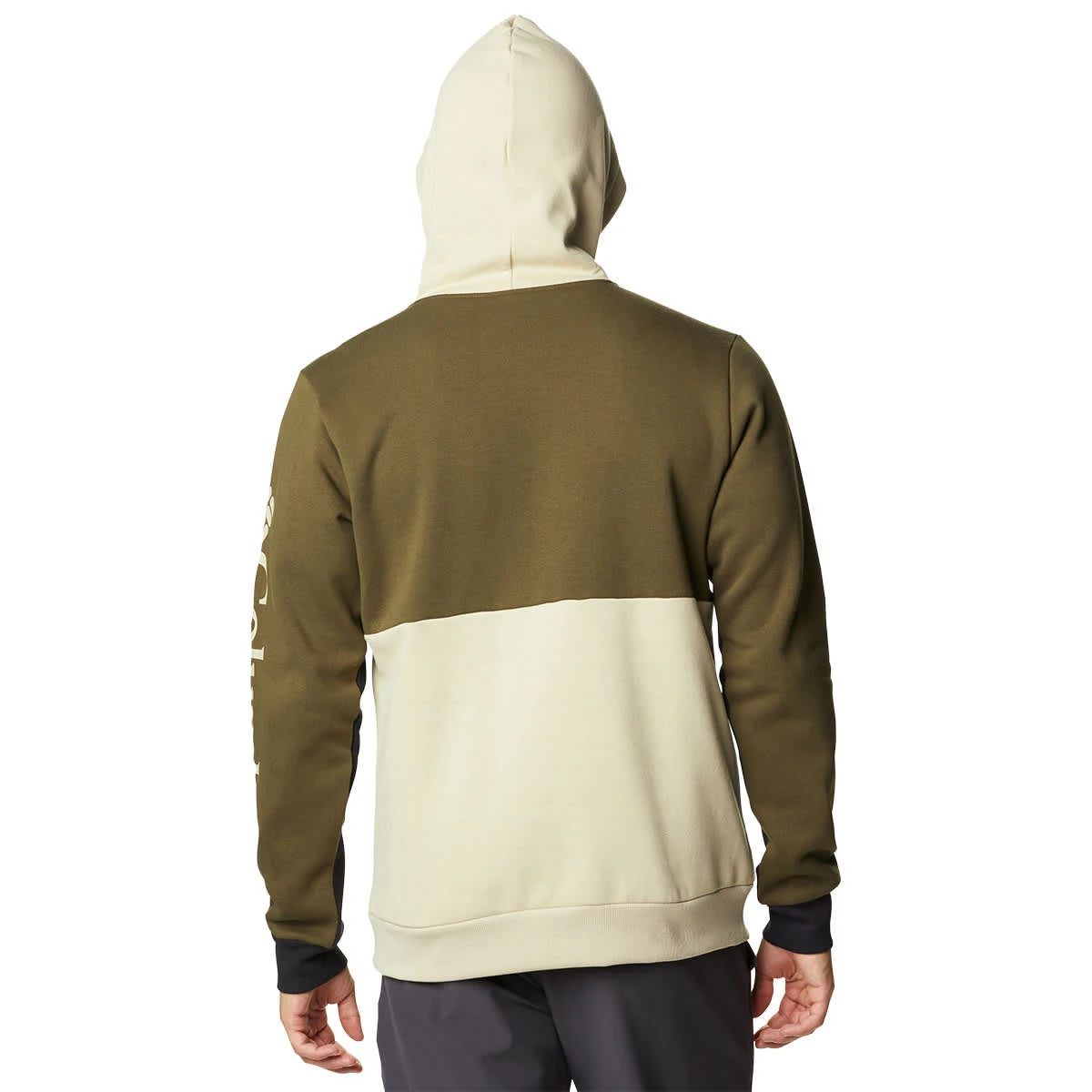 COLUMBIA LODGE COLORBLOCK HOODIE ANCIENT FOSSIL OLIVE GREEN BLK 22 2 COLUMBIA LODGE COLORBLOCK HOODIE ANCIENT FOSSIL OLIVE GREEN BLK 22 – Image 2