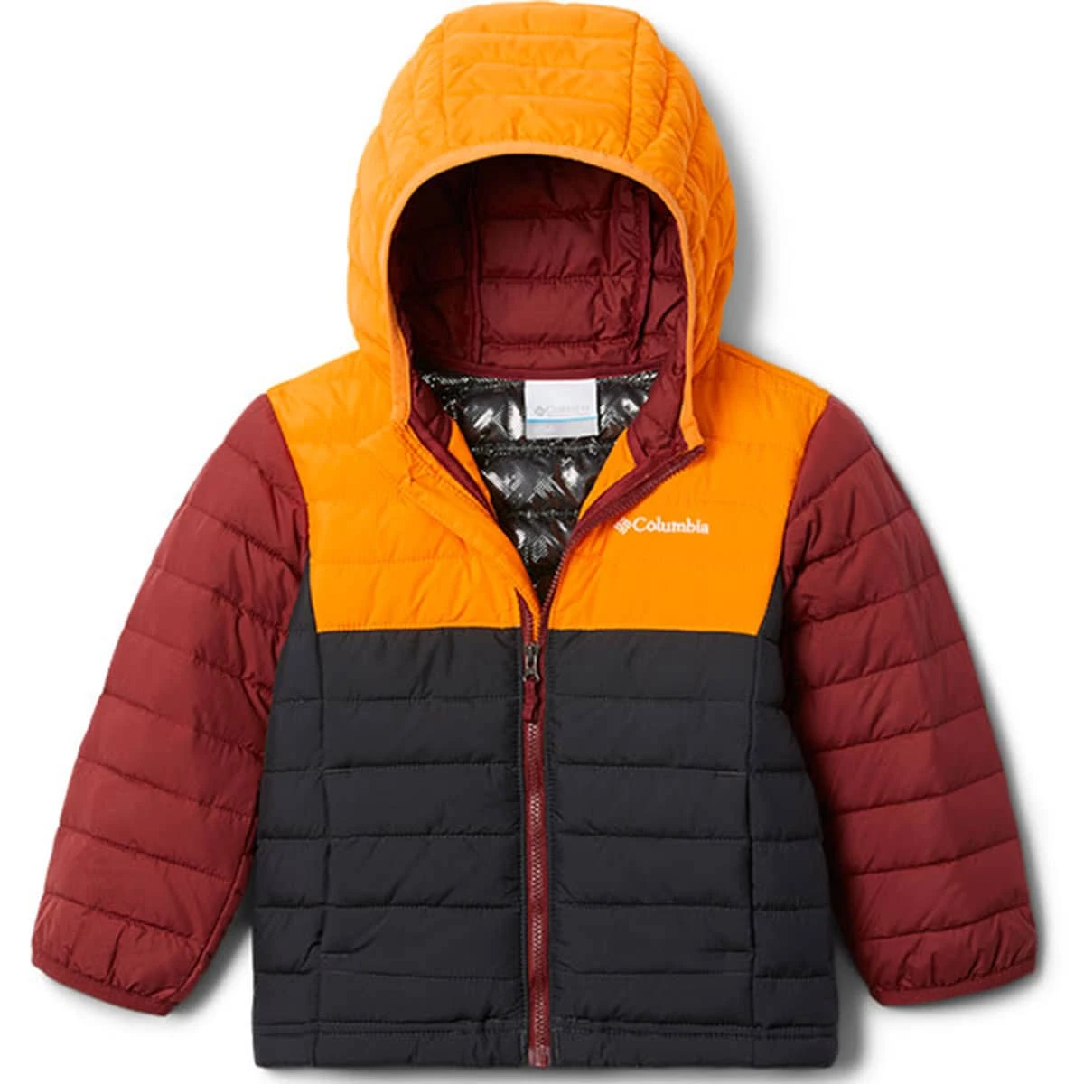 COLUMBIA BOYS POWDER LITE HDD JKT SHARK FLAME ORANGE RED JASPER 22 1 COLUMBIA BOYS POWDER LITE HDD JKT SHARK FLAME ORANGE RED JASPER 22
