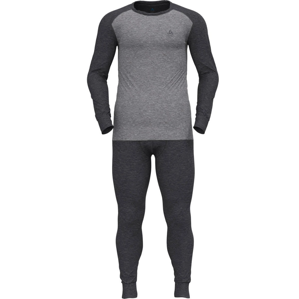 ODLO ACTIVE WARM ECO SPECIAL SET DARK GREY MELANGE/GREY MELANGE 23 1 ODLO ACTIVE WARM ECO SPECIAL SET DARK GREY MELANGE/GREY MELANGE 23
