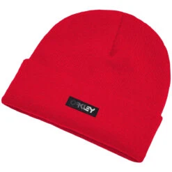 OAKLEY B1B GRADIENT PATCH BEANIE RED LINE 22