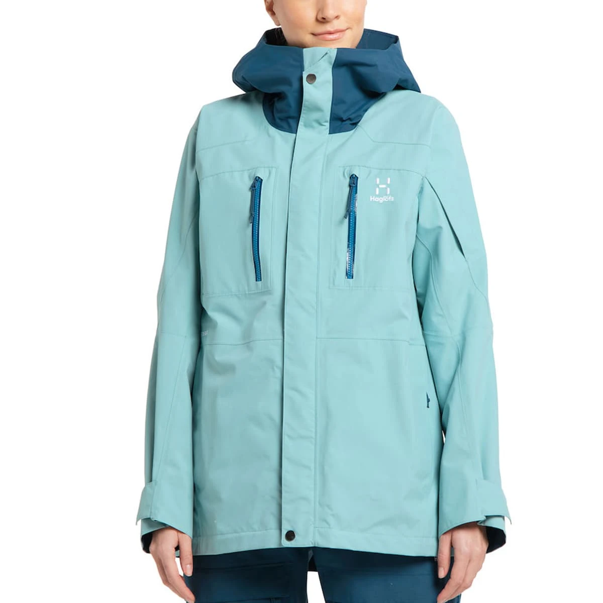 Haglöfs HAGLÖFS ELATION GTX JKT W FROST BLUE/DARK OCEAN 22 3 Haglöfs HAGLÖFS ELATION GTX JKT W FROST BLUE/DARK OCEAN 22 – Image 3