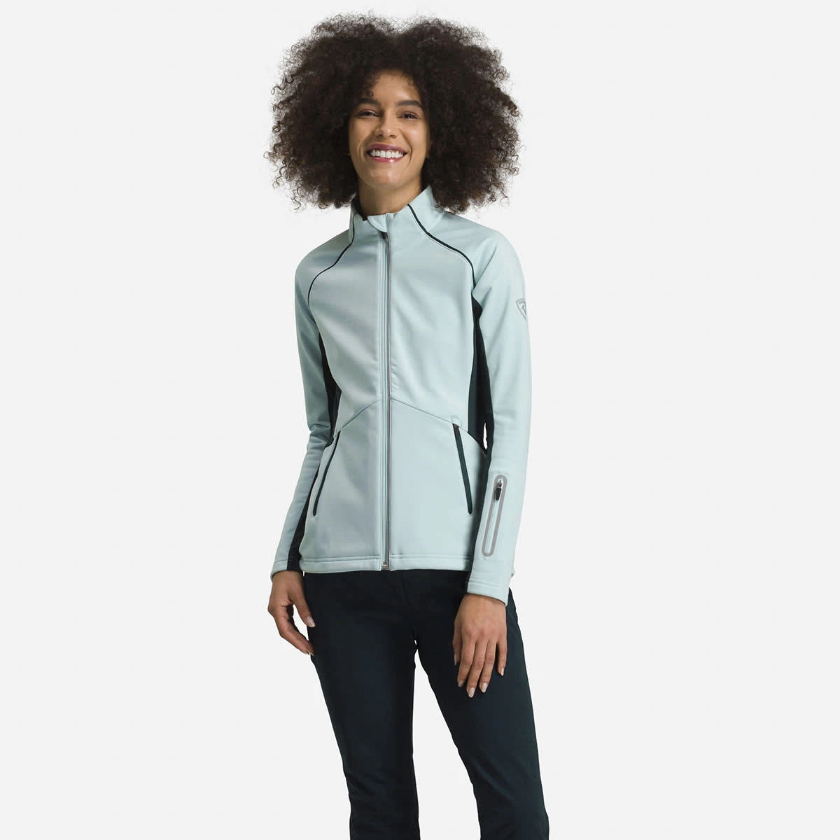 ROSSIGNOL W SOFTSHELL JKT AQUA 23 2 ROSSIGNOL W SOFTSHELL JKT AQUA 23 – Image 2