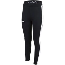 SWIX W FOCUS WARM TIGHTS BLACK/WHITE 23